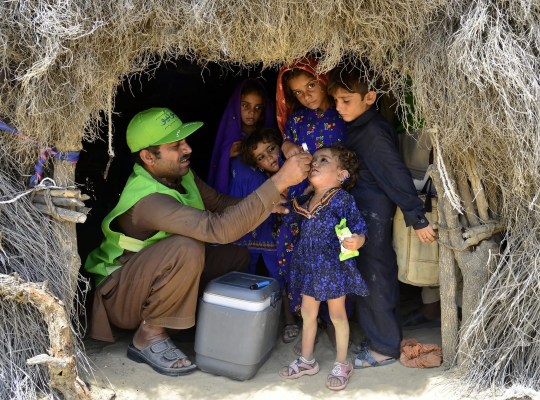 nepal polio vaccine in rural community