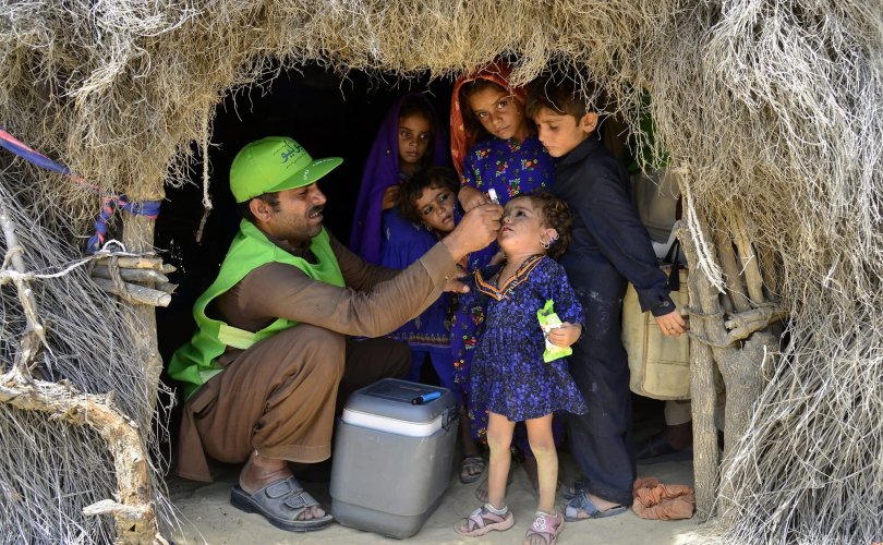 nepal polio vaccine in rural community